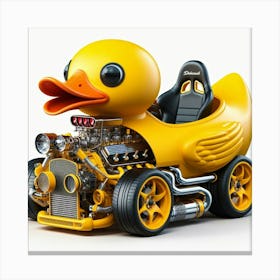 Rubber Duck Car 6 Canvas Print