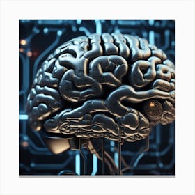 Artificial Brain 68 Canvas Print