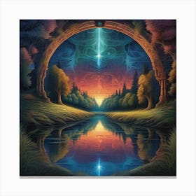 Arch Of Light Canvas Print