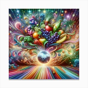 Disco Ball Canvas Print