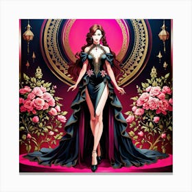 Chinese Girl Canvas Print