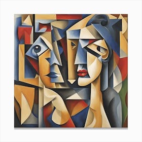 'Two Faces' 1 Canvas Print