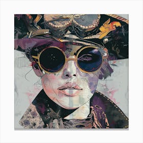 Steampunk Woman 2 Canvas Print