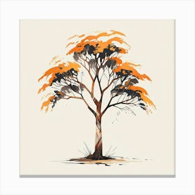 Acacia tree Canvas Print