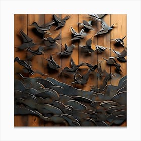 Birds In Flight 2 Canvas Print