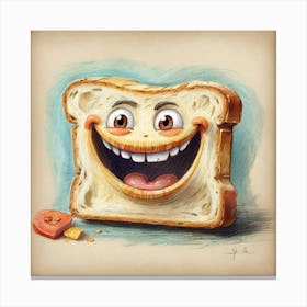 Happy Toast 2 Canvas Print