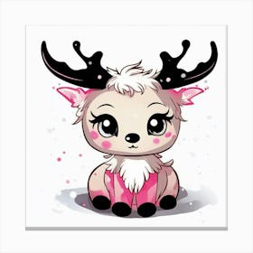 Cute Reindeer Canvas Print