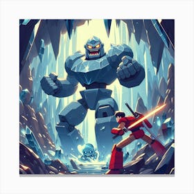 Giant Robot 3 Canvas Print