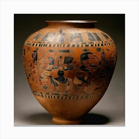 Aztec Vase Canvas Print