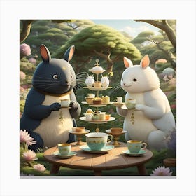 Teatime Enchantment Canvas Print