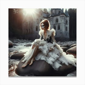 Spooky Bride Canvas Print