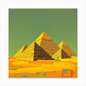 Pyramids Of Giza 3 Canvas Print