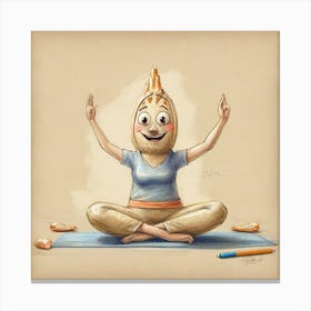 Yogi Girl Canvas Print