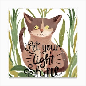 Let Your Light Shine Canvas Print