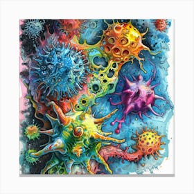 Cancer Cells 1 Canvas Print