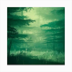 Dark Forest Canvas Print