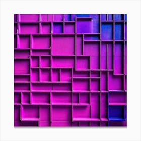 Purple Wall Art Canvas Print