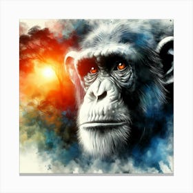 Wild Animal Illustration 312 Canvas Print