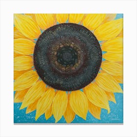 Sunflower Part of a Triptych 3 Lienzo