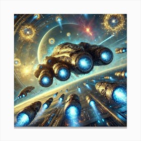 A Vivid Depiction Of The Phase Barrage Ability Use Canvas Print