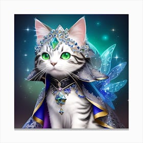 Fairy Cat 4 Canvas Print