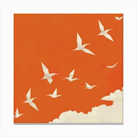 Birds In Flight 5 Canvas Print