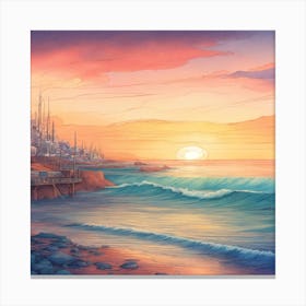 sunset Canvas Print