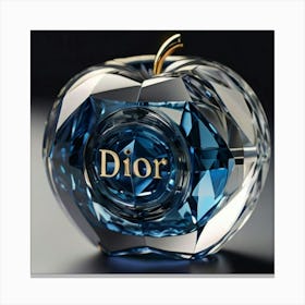 Dior Apple Canvas Print
