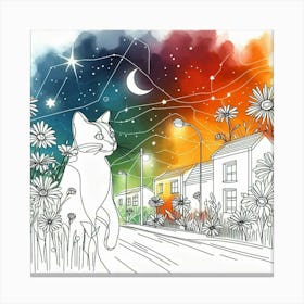 Street cats Canvas Print