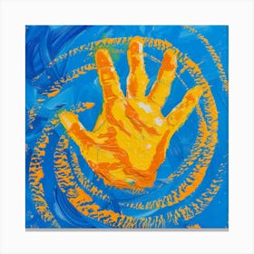 Hand Painting 1 Canvas Print