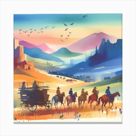 Wild West Canvas Print