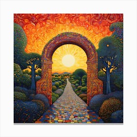 Archway To The Sun 1 Canvas Print