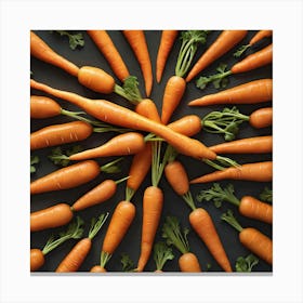 Carrots In A Circle 32 Canvas Print