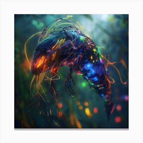 Cyborg Creature Canvas Print