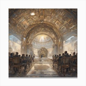 Christian Cathedral Canvas Print