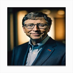 Bill Gates Canvas Print
