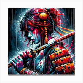 Samurai Canvas Print