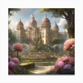 Castle In The Forest 1 Canvas Print