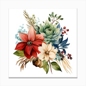 Holiday Bloom Canvas Print