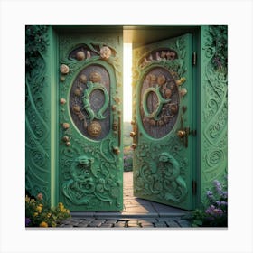 A Stunningly Detailed Illustration Photo Of A Mint Qrljir Esowmgrpp Uacow Pijuegdorlypx9gdsoqevg Canvas Print