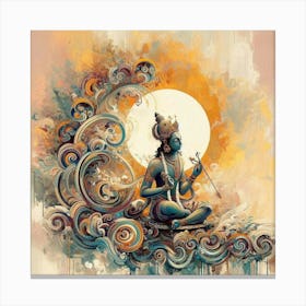 Lord Krishna 7 Canvas Print