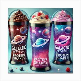 A Futuristic Drink Called Galactic Protein Shakes, Canvas Print