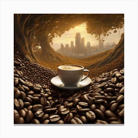 Coffee Art 1 Canvas Print