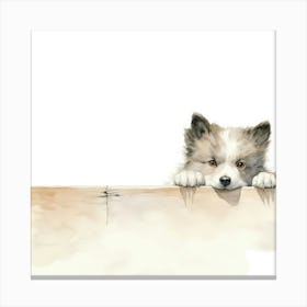 Husky Puppy 1 Canvas Print