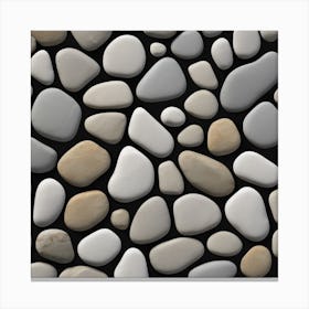 Pebbles 22 Canvas Print