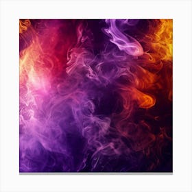 Abstract Smoke Background 10 Canvas Print