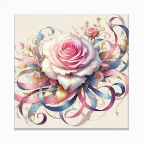 Pink Rose 4 Canvas Print