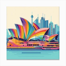 Sydney Opera House 3 Canvas Print