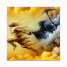 Death And The Scythe 1 Canvas Print