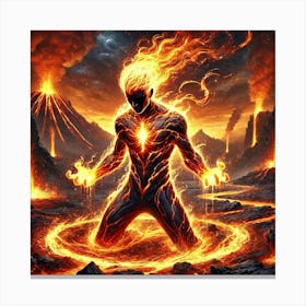 A Dynamic Scene Depicting Ronan S Control Over Fir Canvas Print